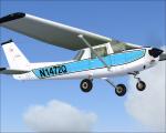 FSX Cessna 150 real world N1472Q textures for the 'Just Flight/FS Insider' freeware FSX Cessna 152